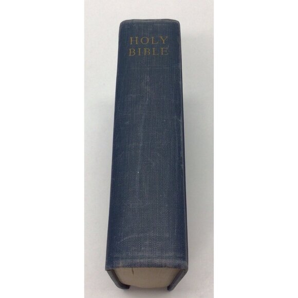 Holy Bible KJV King James Version Oxford Self Pronouncing Topaz Vintage 1950s - Picture 2 of 13
